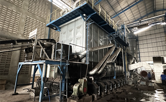 SZL 20 ton Biomass Fired Steam Boiler in Indonesia